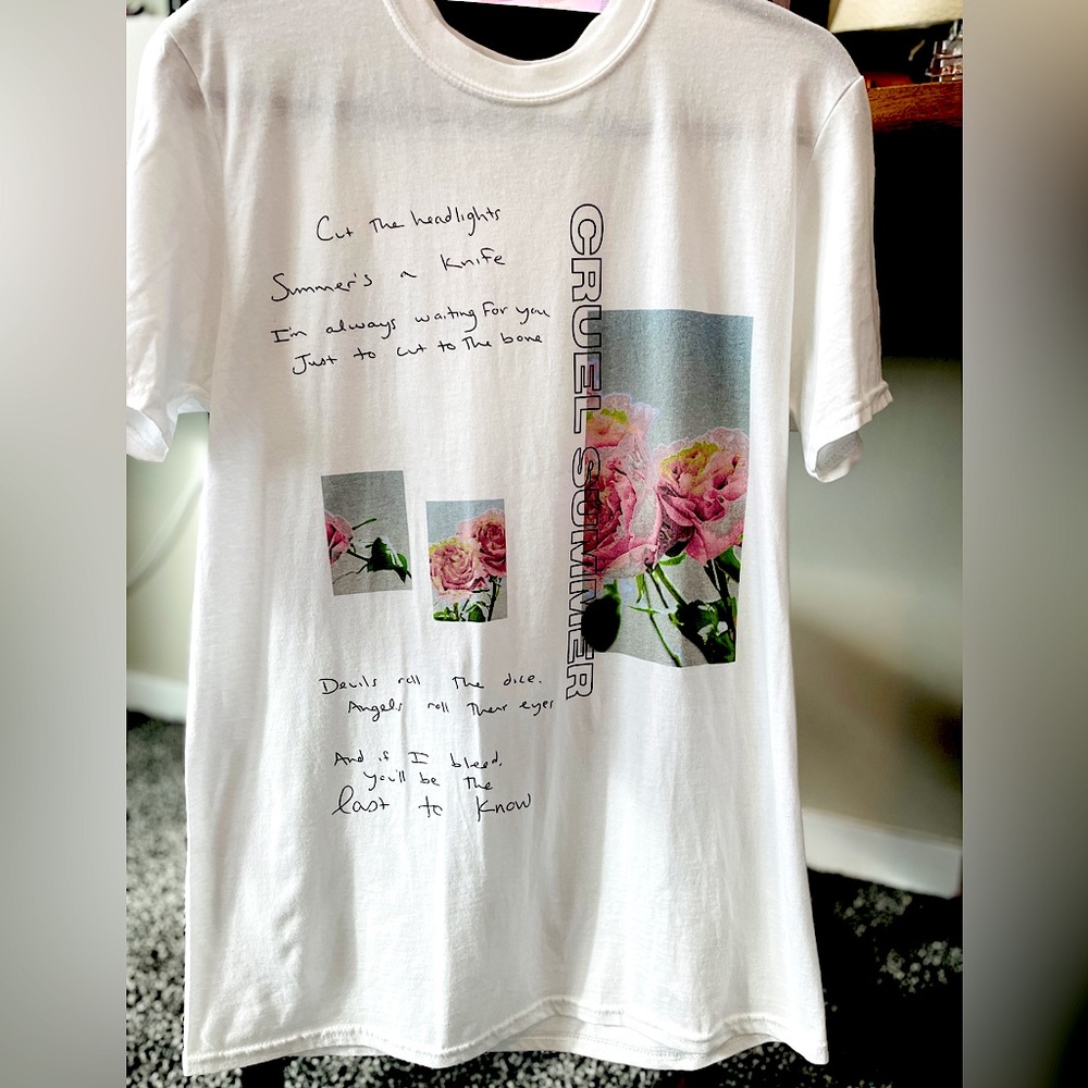 “Cruel Summer” Lyrics T-Shirt.